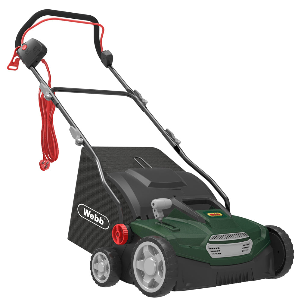 Webb WEESR 2-in-1 Electric Scarifier & Lawn Raker