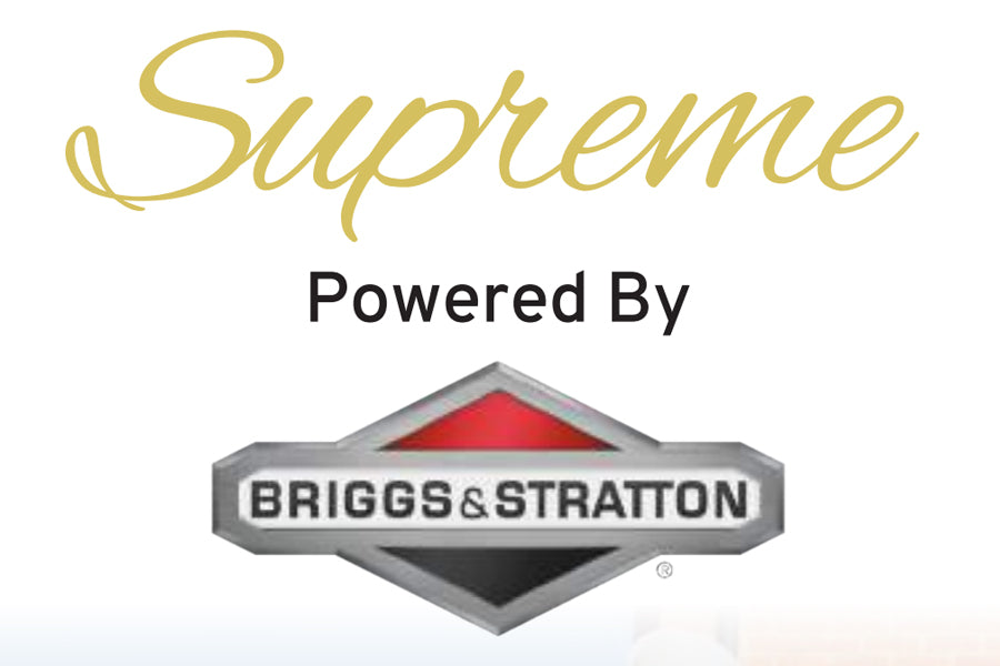 Webb WER18HW4 Supreme 4-in-1 Hi-Wheel Self-Propelled Petrol Lawn Mower with 4-Swing Tip Blade