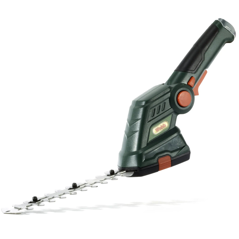 Webb WE7.2GHS 7.2V Cordless 2-in-1 Grass & Shrub Shears