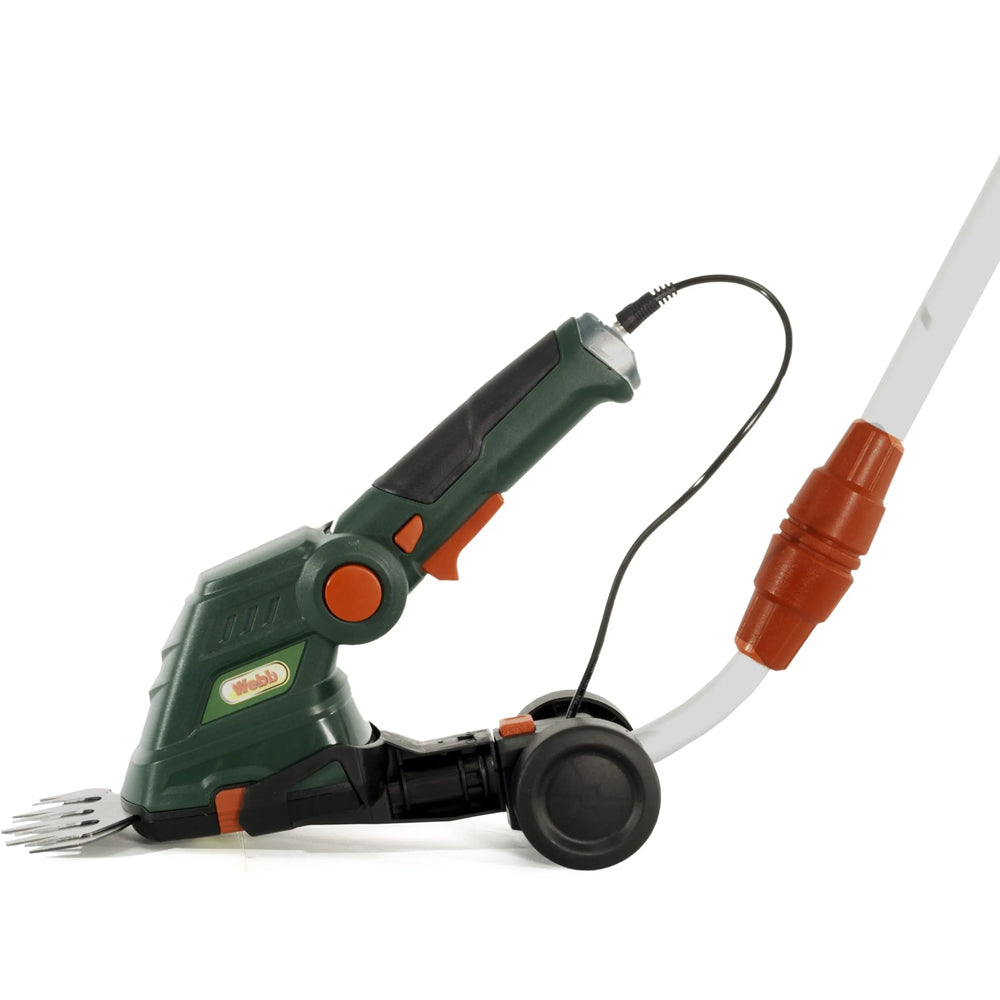 Webb WE7.2GHSWEXT 7.2V Cordless 2-in-1 Grass & Shrub Shears with Telescopic Pole Handle