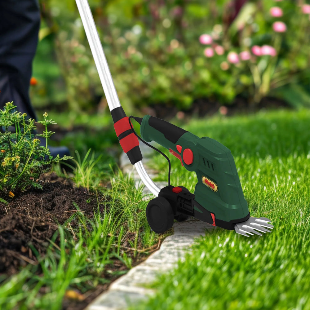 Webb WE7.2GHSWEXT 7.2V Cordless 2-in-1 Grass & Shrub Shears with Telescopic Pole Handle