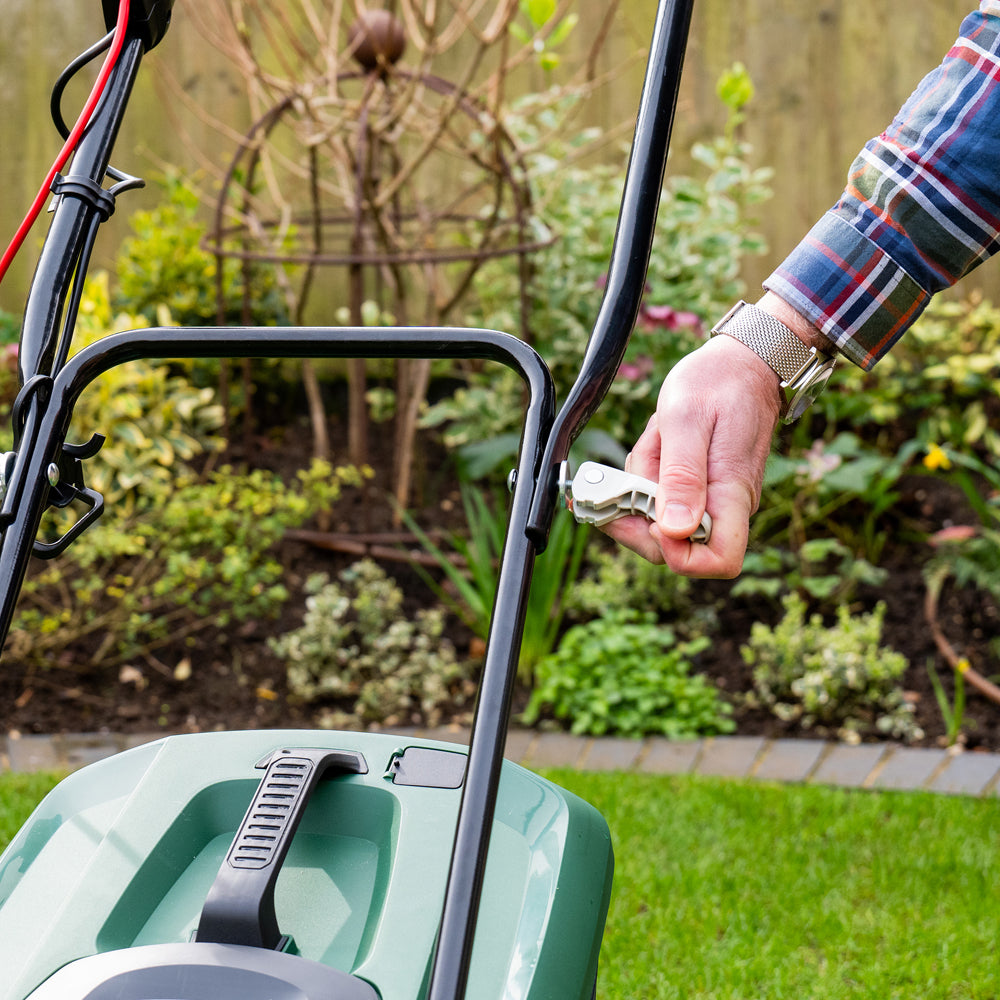 Webb WEER33RR Supreme 33cm (13") Electric Rotary Lawn Mower with Rear Roller