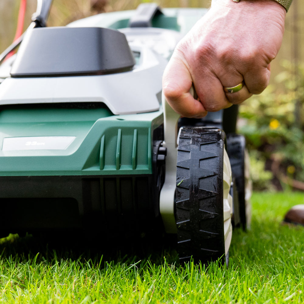 Webb WEER33RR Supreme 33cm (13") Electric Rotary Lawn Mower with Rear Roller