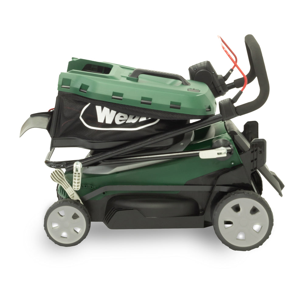 Webb WEER37RR Supreme 37cm (15") Electric Rotary Lawn Mower with Rear Roller