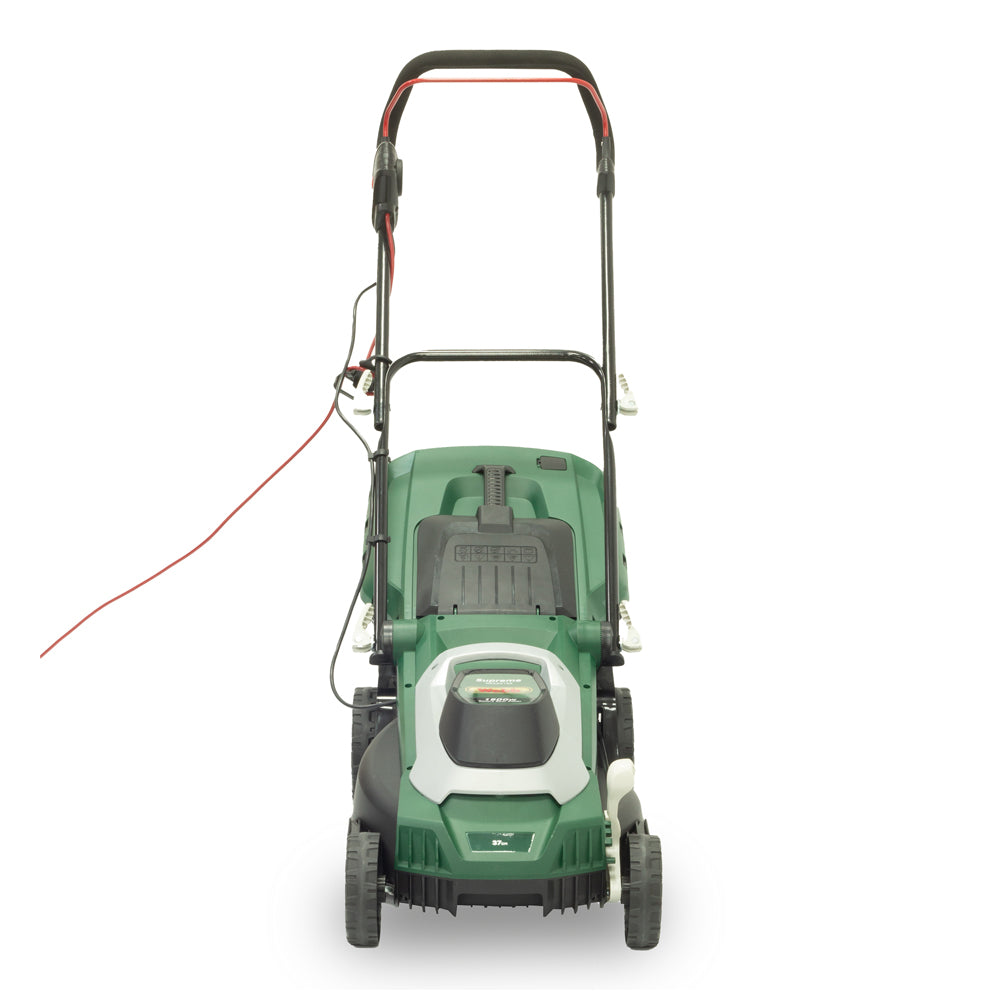 Webb WEER37RR Supreme 37cm (15") Electric Rotary Lawn Mower with Rear Roller