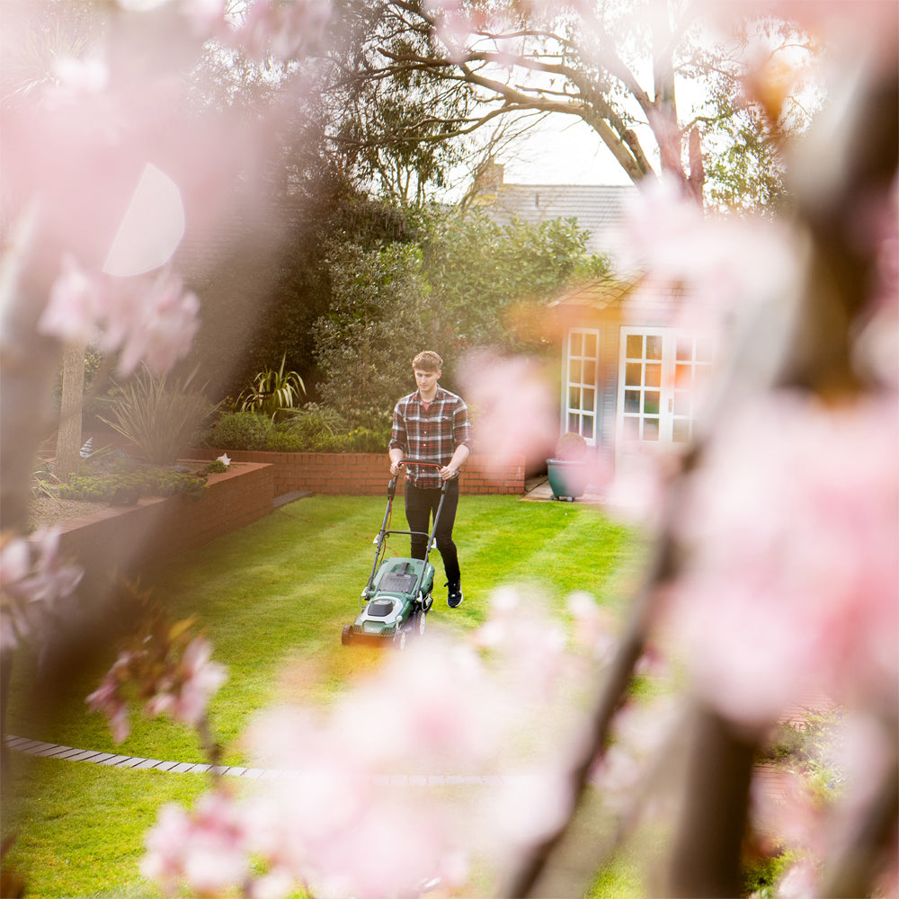 Webb WEER37RR Supreme 37cm (15") Electric Rotary Lawn Mower with Rear Roller