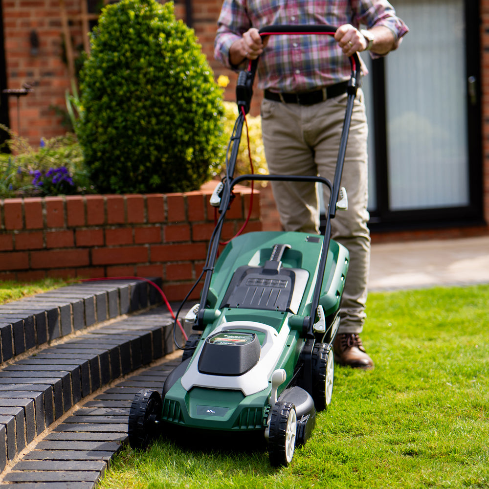 Webb WEER40RR Supreme 40cm (16") Electric Rotary Lawn Mower with Rear Roller