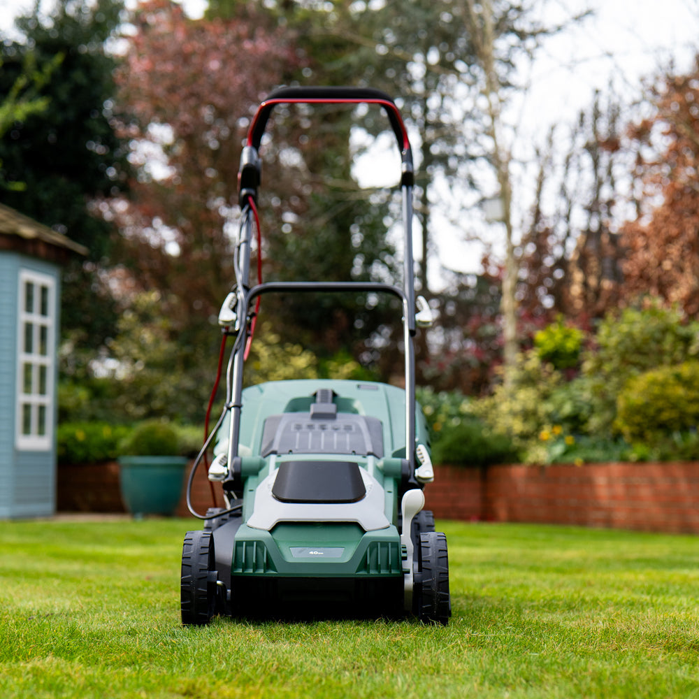 Webb WEER40RR Supreme 40cm (16") Electric Rotary Lawn Mower with Rear Roller