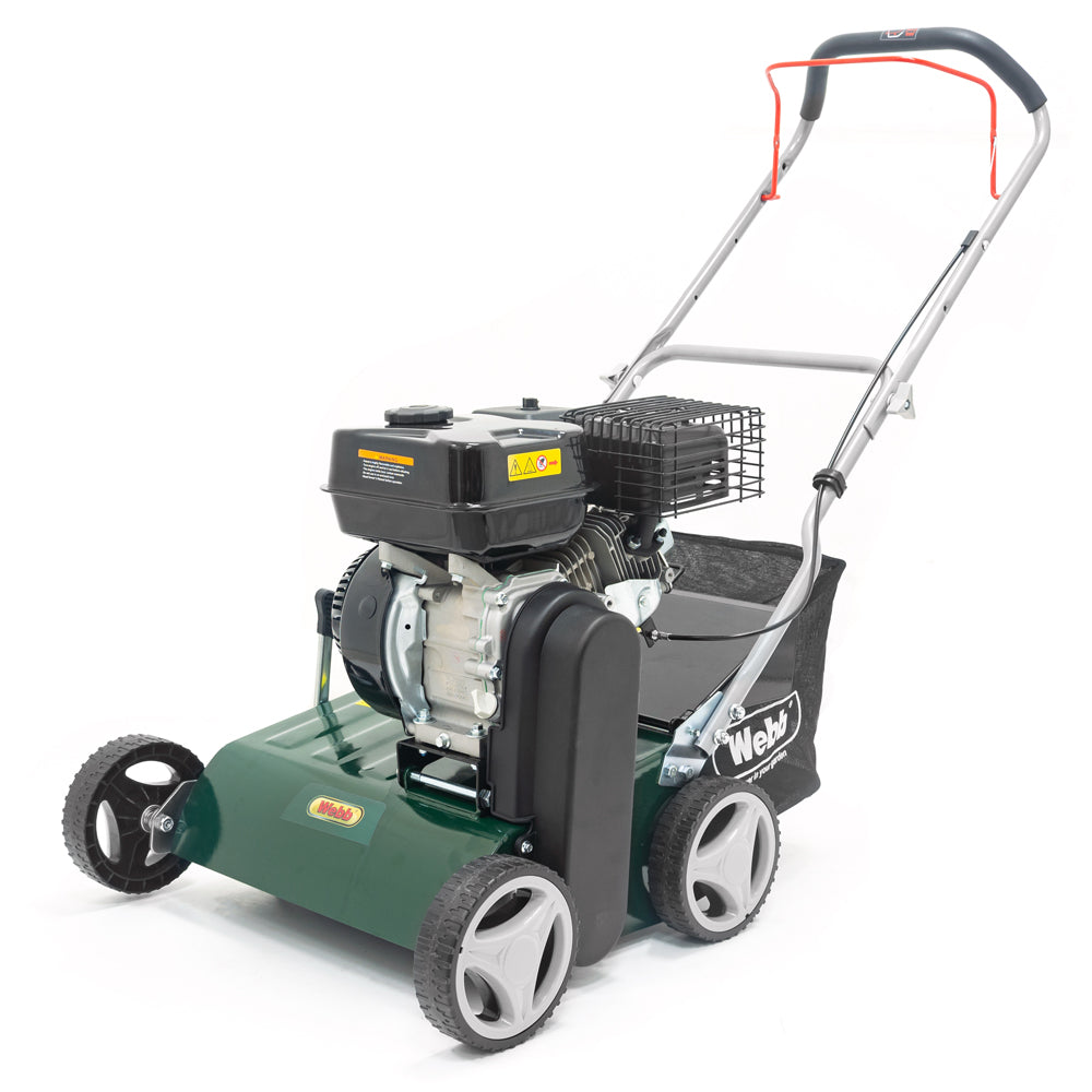 Webb WEPS400 Petrol Lawn Scarifier & Raker