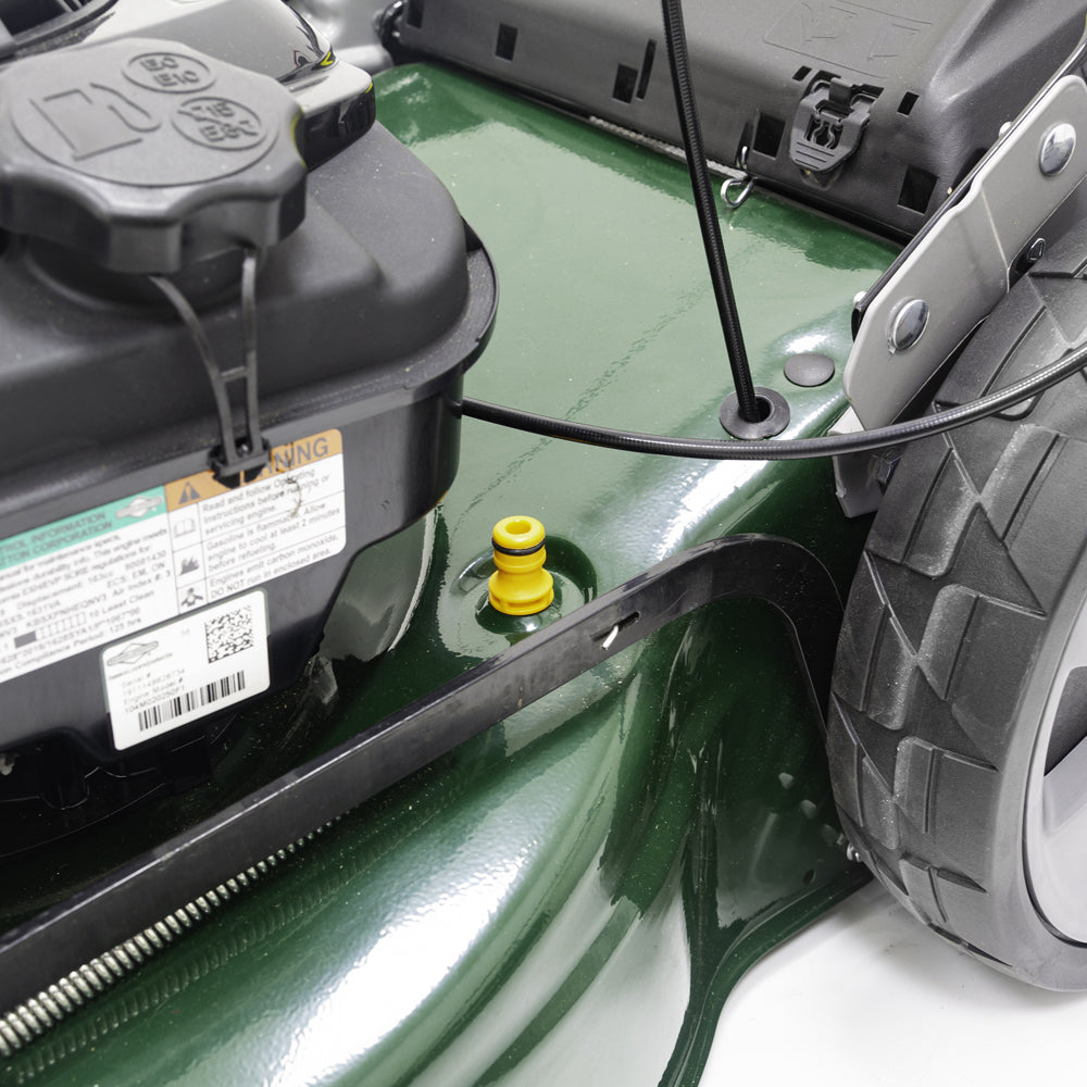 Webb WER21HW4 Supreme 4-in-1 Hi-Wheel Self-Propelled Petrol Lawn Mower with 4-Swing Tip Blade