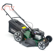 Webb WER21HW4 Supreme 4-in-1 Hi-Wheel Self-Propelled Petrol Lawn Mower with 4-Swing Tip Blade