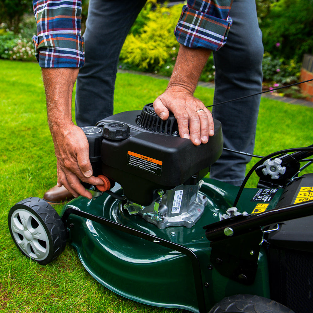 Webb WER410SP Classic 41cm (16") Self-Propelled Petrol Lawn Mower