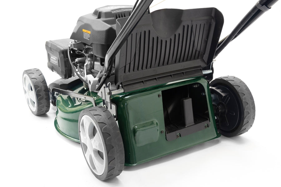 Webb WER460ES Classic 46cm (18") 4-in-1 Self-Propelled Electric Start Petrol Lawn Mower