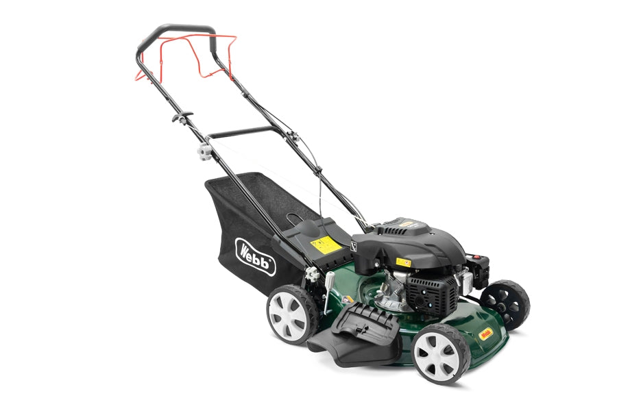 Webb WER460SP Classic 46cm (18") 4-in-1 Self-Propelled Petrol Lawn Mower