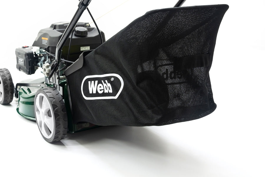 Webb WER460SP Classic 46cm (18") 4-in-1 Self-Propelled Petrol Lawn Mower