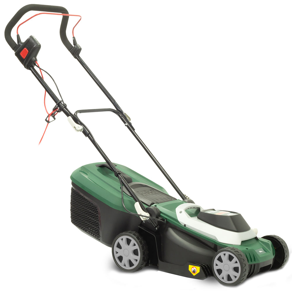 Webb WEER33RR Supreme 33cm (13") Electric Rotary Lawn Mower with Rear Roller