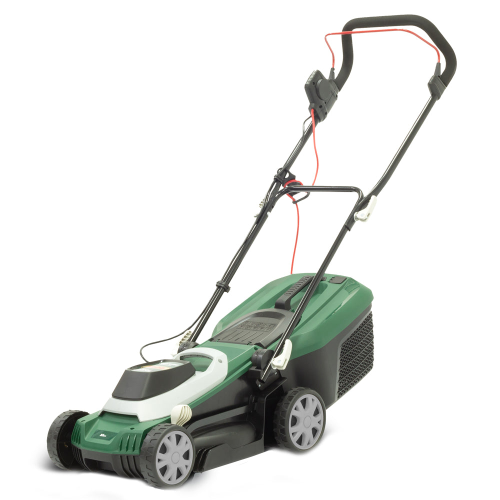 Webb WEER33RR Supreme 33cm (13") Electric Rotary Lawn Mower with Rear Roller