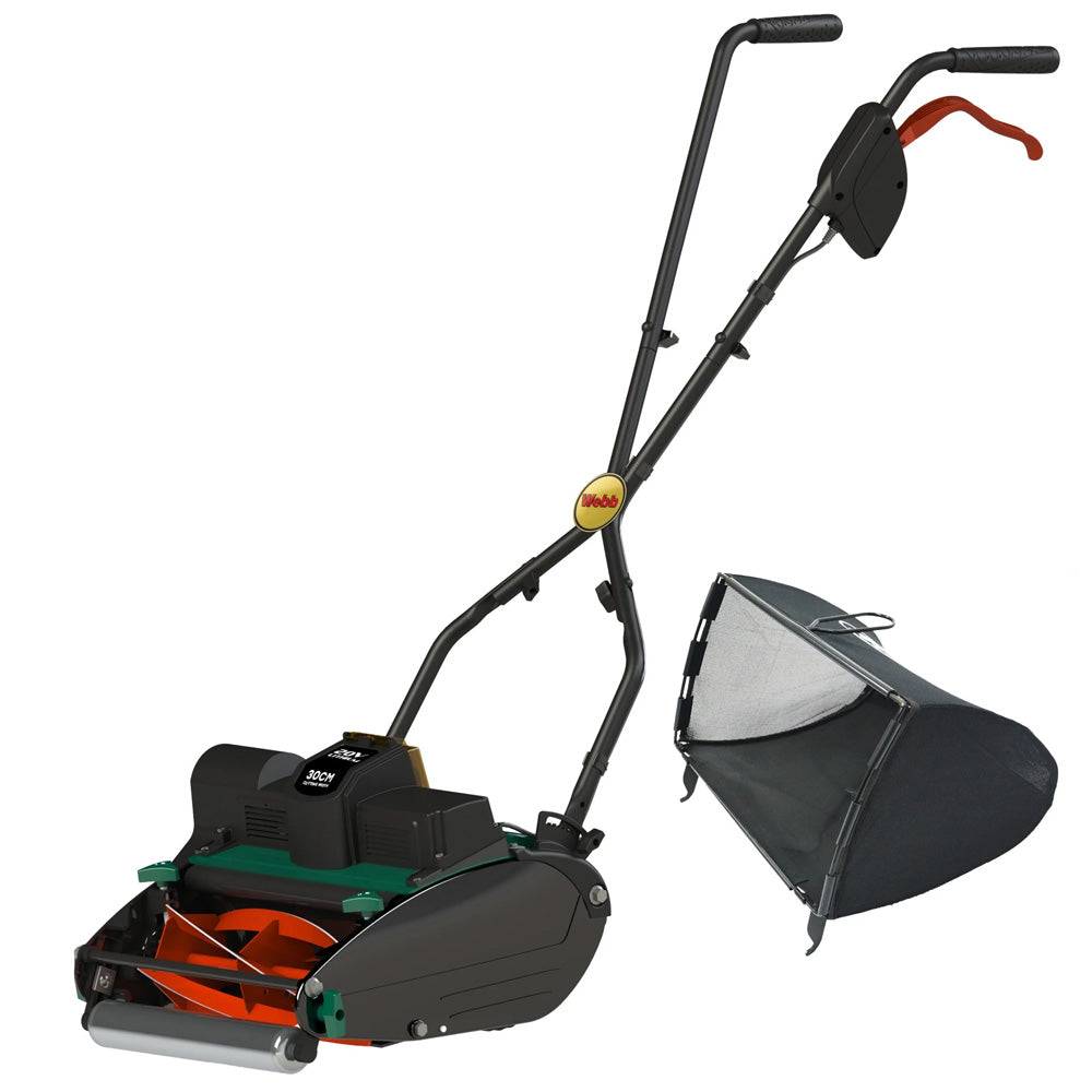 Webb WEV2012RBARE 20V Cordless Cylinder Mower (Tool Only)