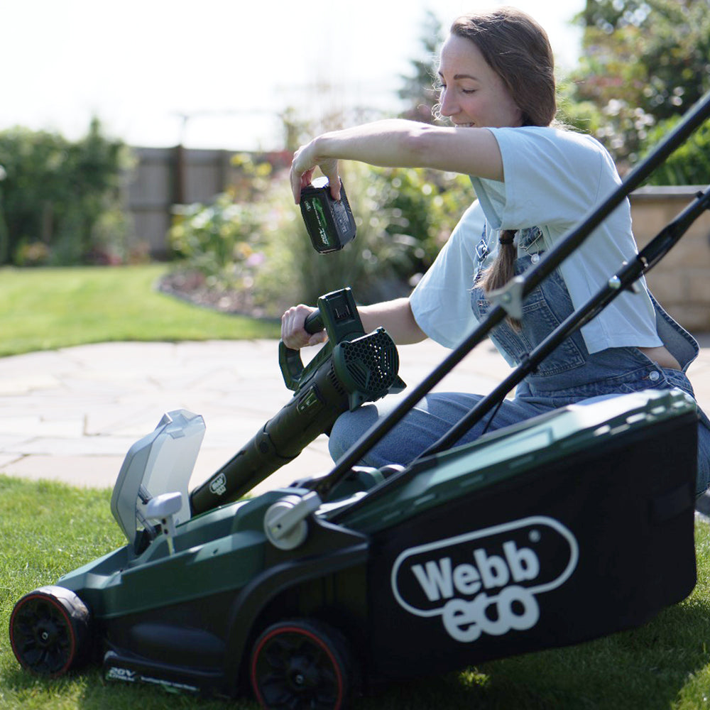 Webb Eco WEV20LM33BARE 20V Push Cordless Lawn Mower (Tool Only)
