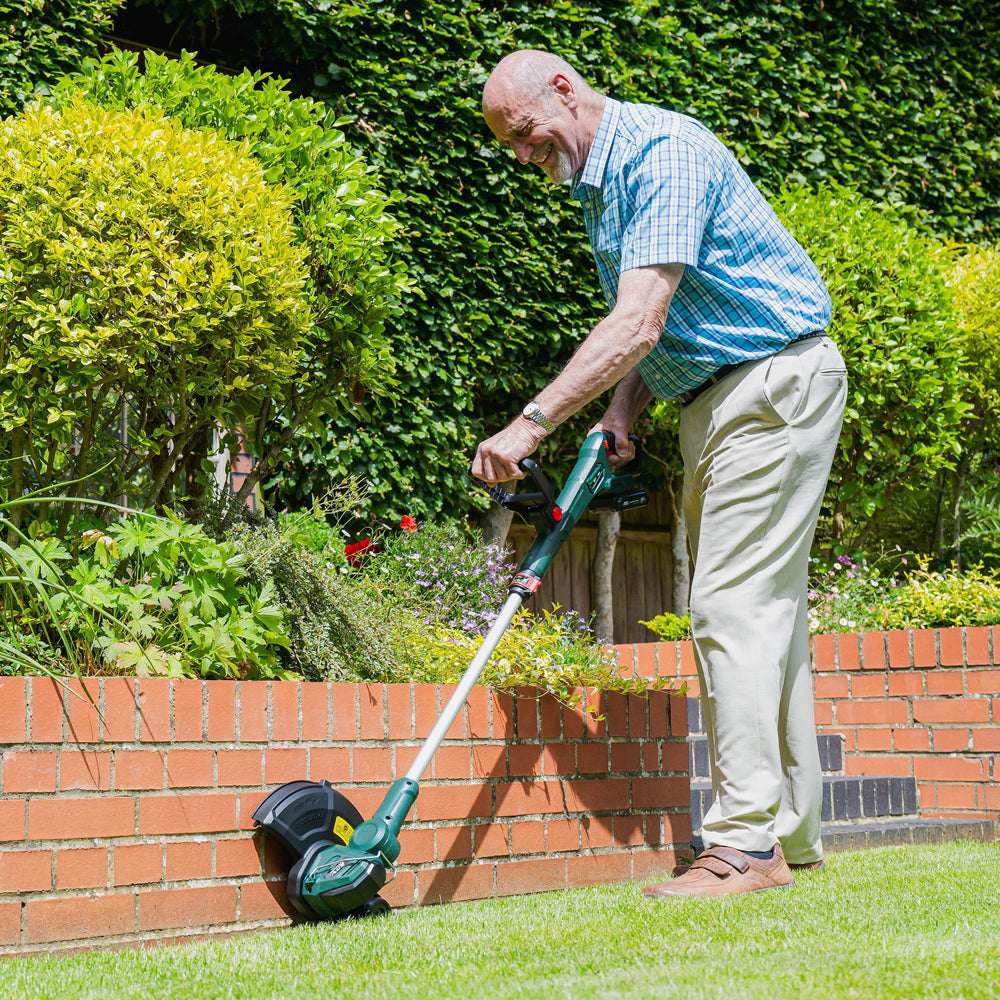 Webb Eco WEV20LTB2 20V Cordless Grass Trimmer / Lawn Edger (with 2Ah Battery & Charger)