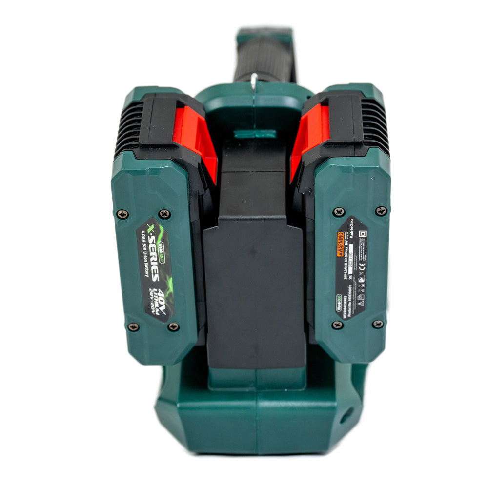 Webb Eco WEV20X2ABB4X X-Series 40V (20V+20V) Cordless Leaf Blower (with 2 x 4Ah Batteries & Twin USB Charger)