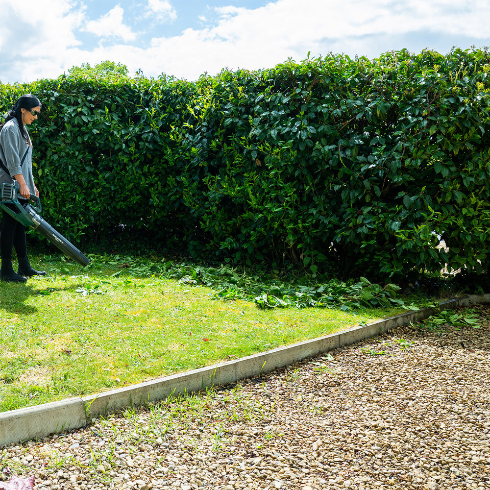 Webb Eco WEV20X2ABB4X X-Series 40V (20V+20V) Cordless Leaf Blower (with 2 x 4Ah Batteries & Twin USB Charger)