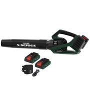 Webb Eco WEV20X2ABB4X X-Series 40V (20V+20V) Cordless Leaf Blower (with 2 x 4Ah Batteries & Twin USB Charger)