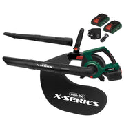 Webb Eco WEV20X2BV4X X-Series 40V (20V+20V) Cordless Blower Vacuum (with 2 x 4Ah Batteries & Twin USB Charger)