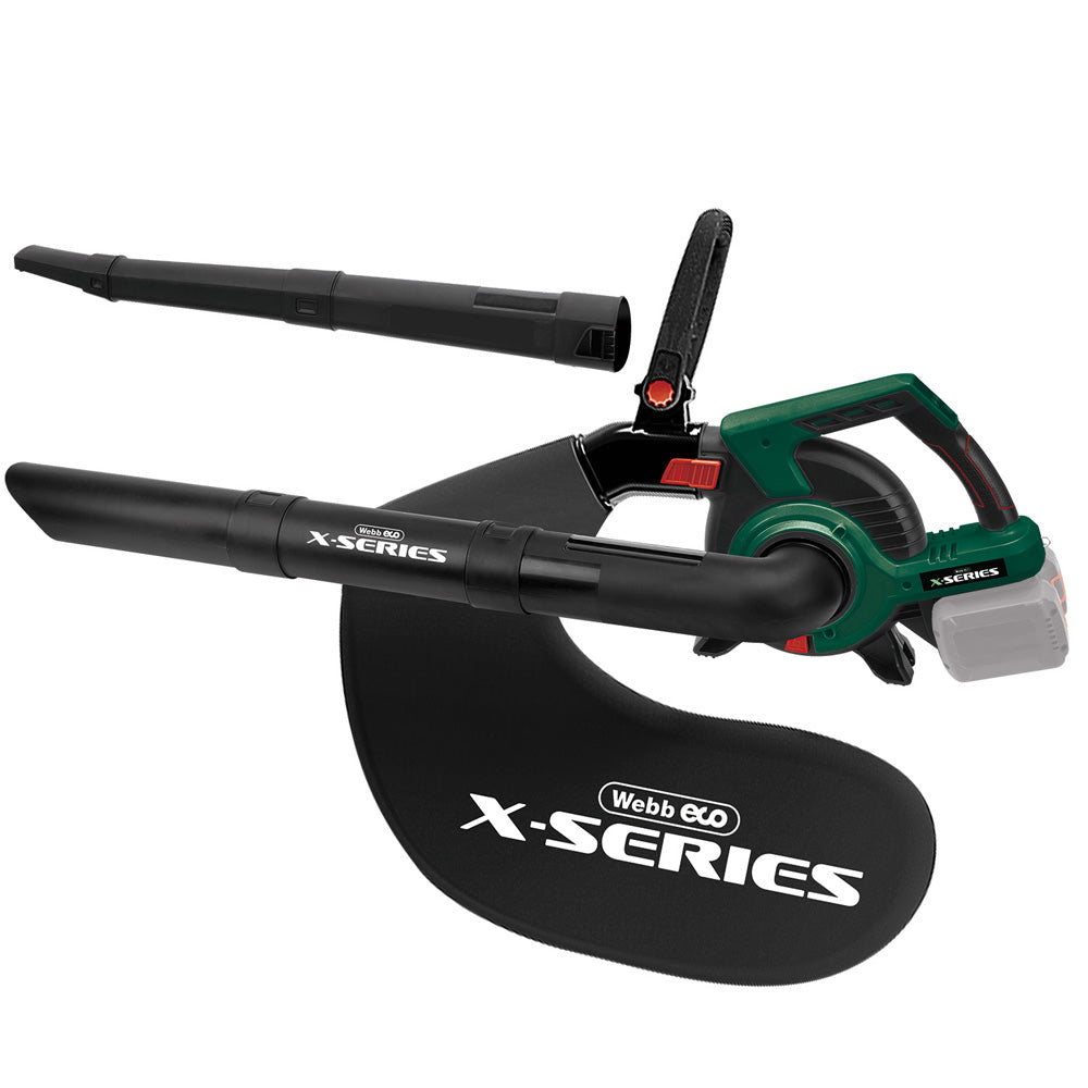 Webb Eco WEV20X2BVBARE X-Series 40V (20V+20V) Cordless Blower Vacuum (Tool Only)