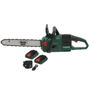 Webb Eco WEV20X2CS40B4X X-Series 40V (20V+20V) Cordless Chainsaw (with 2 x 4Ah Batteries & Twin USB Charger)