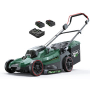Webb Eco WEV20X2LM38RRB4 X-Series 40V (20V+20V) Push Rear Roller Cordless Lawn Mower (with 2 x 4Ah Batteries & Twin Charger)