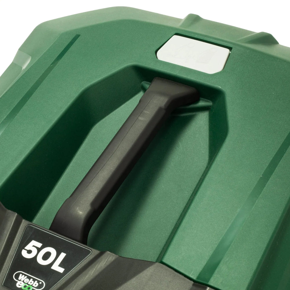 Webb Eco WEV20X2LM43B4X 40V (20V+20V) Push Cordless Lawn Mower (with 2 x 4Ah Batteries & Twin Charger)