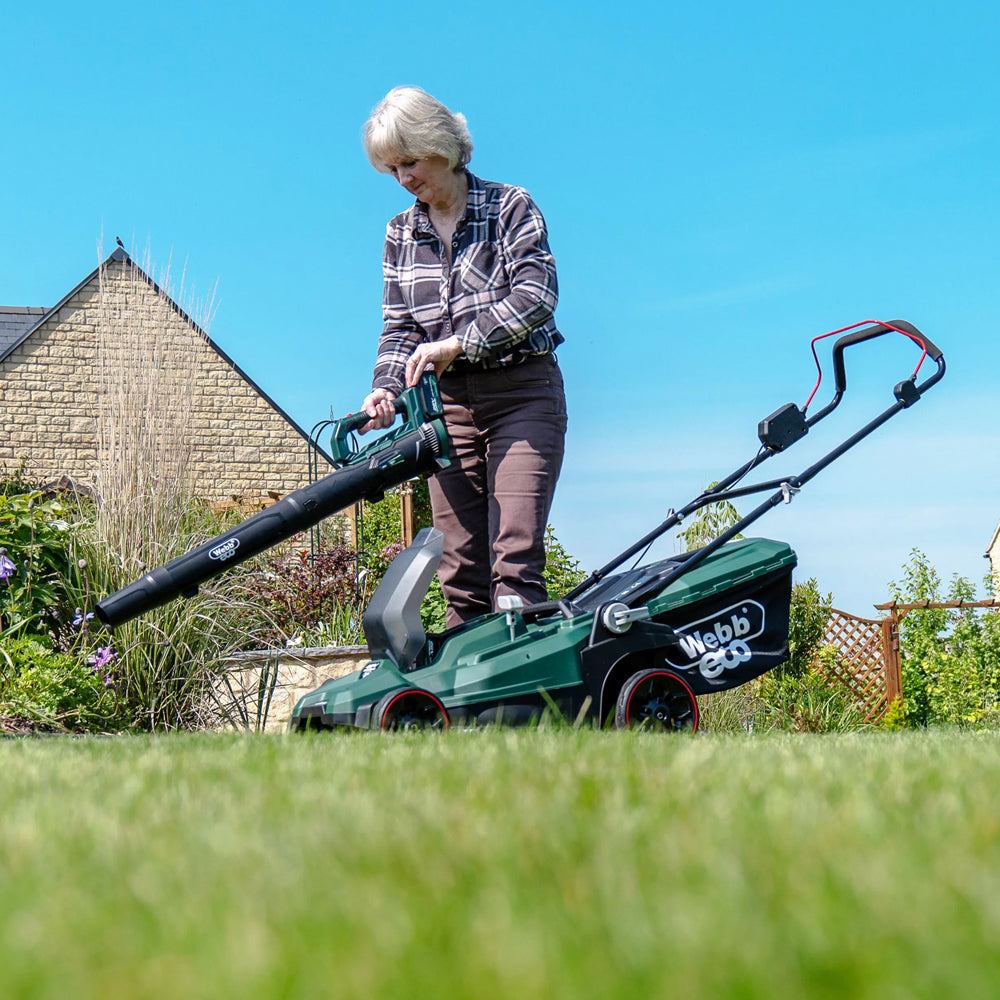 Webb Eco WEV20X2LM43BARE X-Series 40V (20V+20V) Push Cordless Lawn Mower (Tool Only)