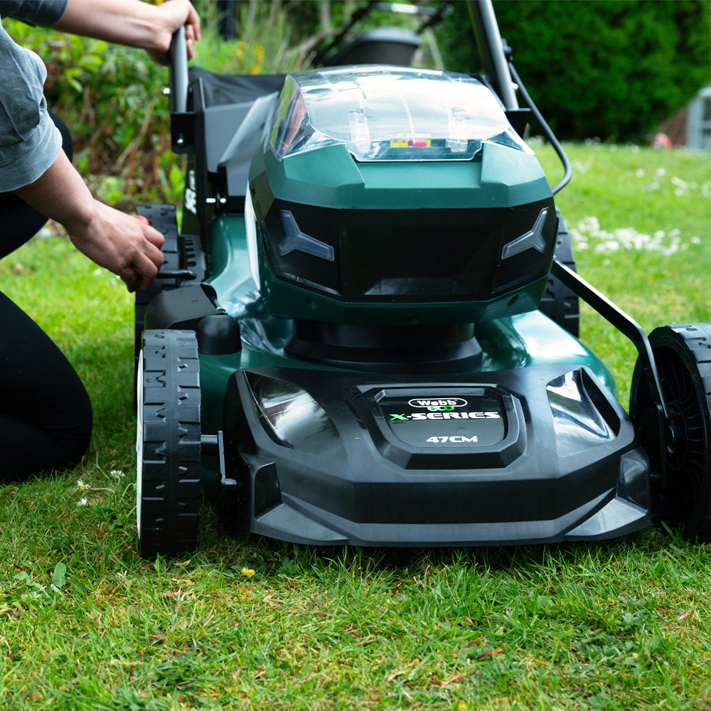 Webb Eco WEV20X2LM47SPBARE X-Series 40V (20V+20V) 4-in-1 Self-Propelled Cordless Lawn Mower (Tool Only)