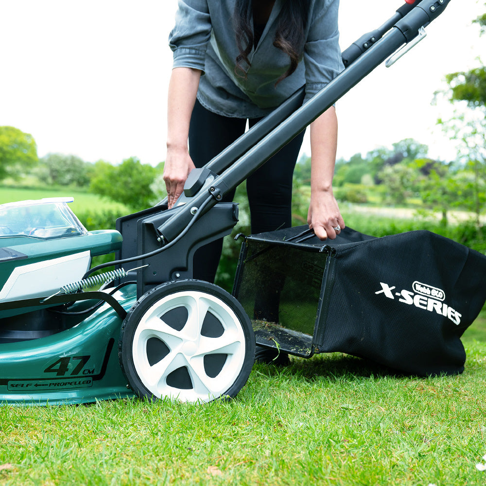 Webb Eco WEV20X2LM47SPBARE X-Series 40V (20V+20V) 4-in-1 Self-Propelled Cordless Lawn Mower (Tool Only)