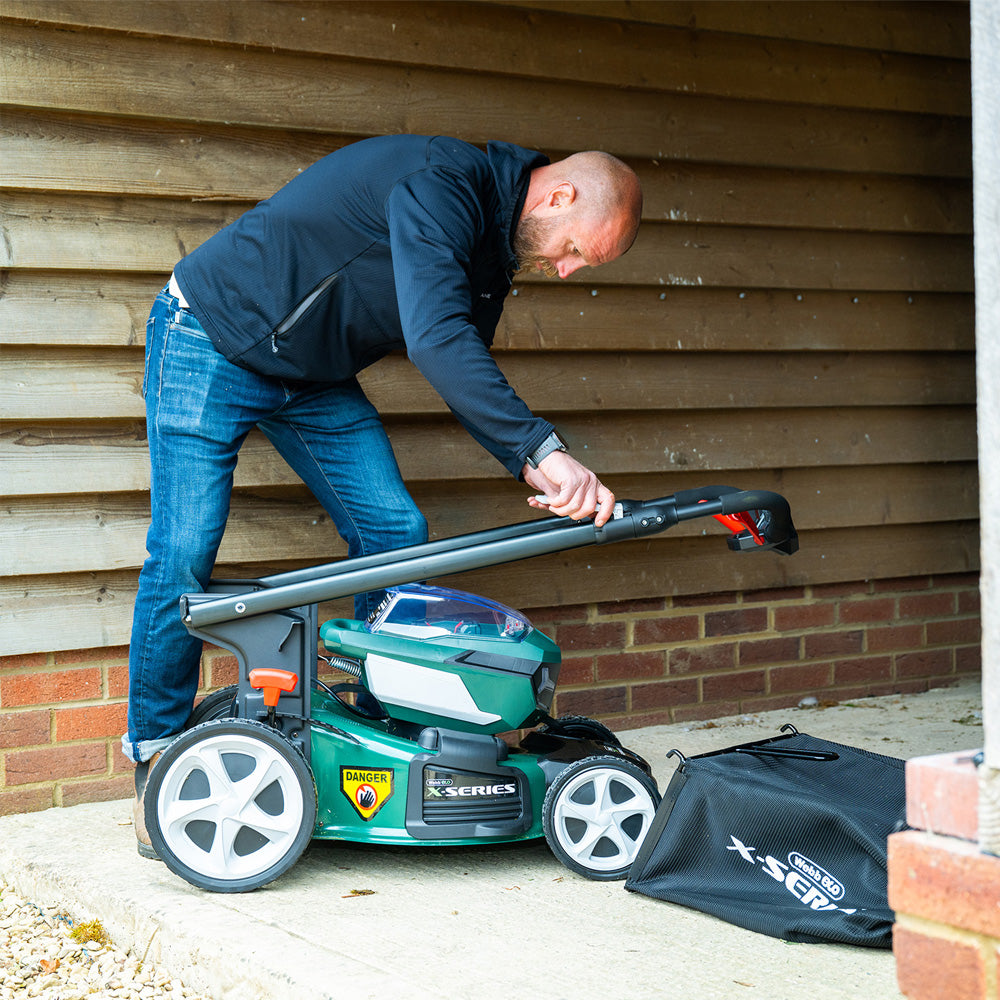 Webb Eco WEV20X2LM47SPBARE X-Series 40V (20V+20V) 4-in-1 Self-Propelled Cordless Lawn Mower (Tool Only)