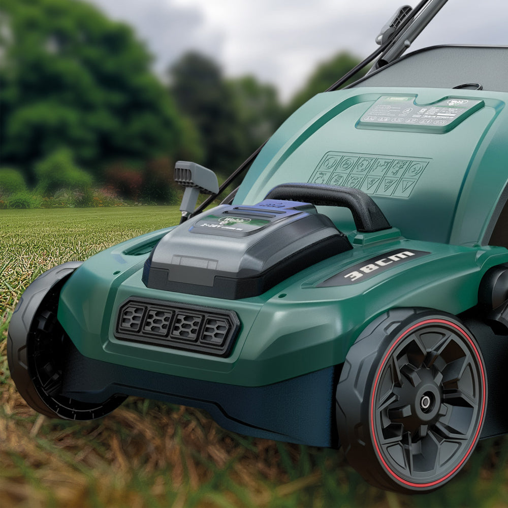 Webb Eco WEV20X2SRB4X X-Series 40V (20V+20V) Cordless Lawn Scarifier Rake (with 2 x 4Ah Batteries & Twin Charger)