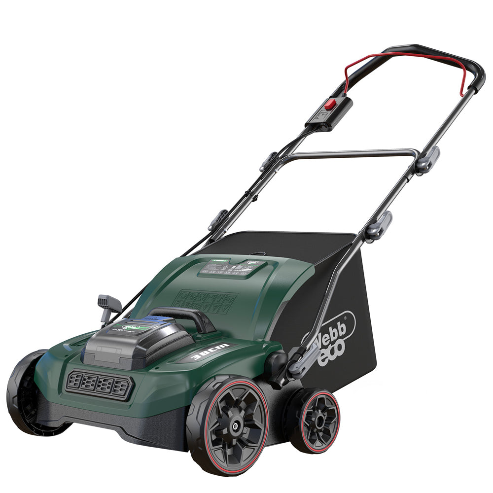 Webb Eco WEV20X2SRBARE X-Series 40V (20V+20V) Cordless Lawn Scarifier Rake (Bare Tool)