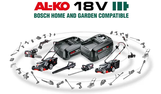 AL-KO 18V Bosch Home & Garden Compatible Cordless Tools
