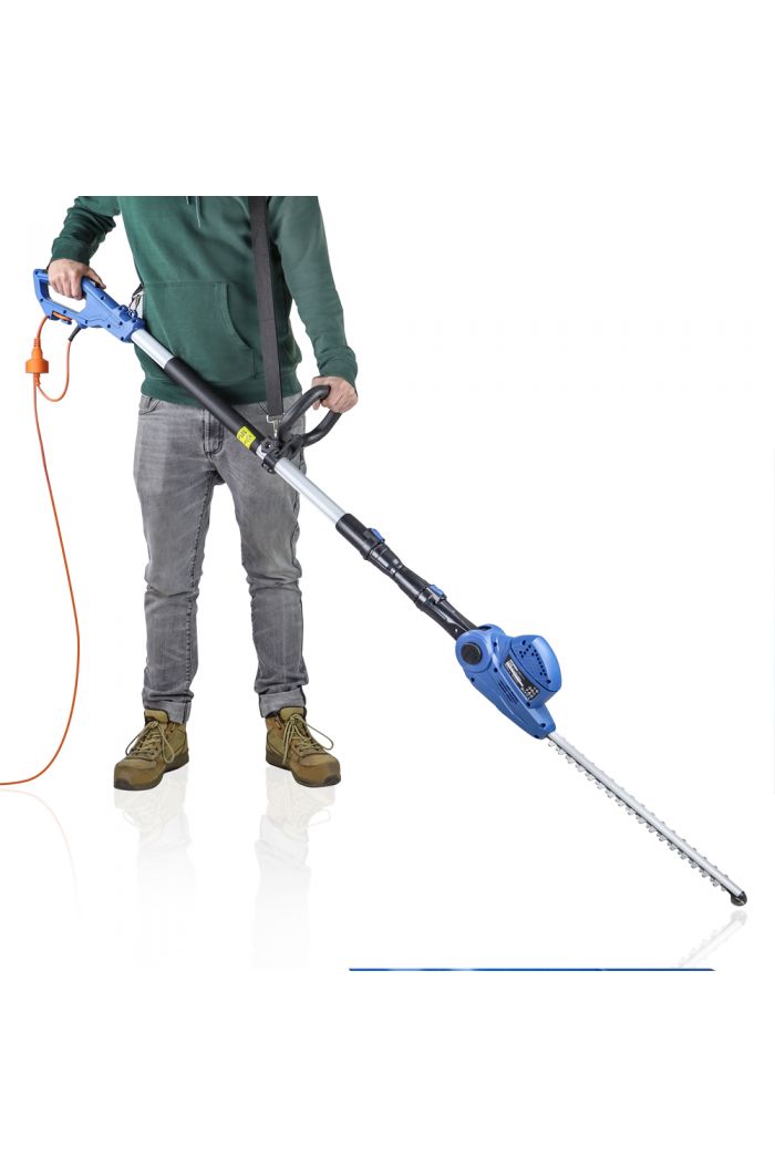 Pole Hedge Trimmers Long Reach Hedge Cutters The Green Reaper