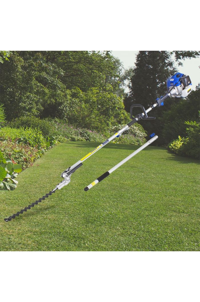 Pole Hedge Trimmers Long Reach Hedge Cutters The Green Reaper