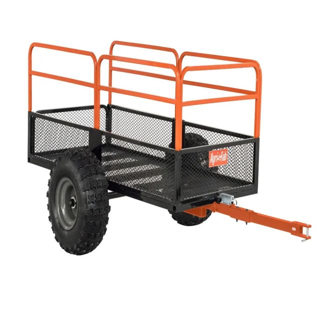 SCH FBT1 30" Long Four Wheel Flat Bed Trailer