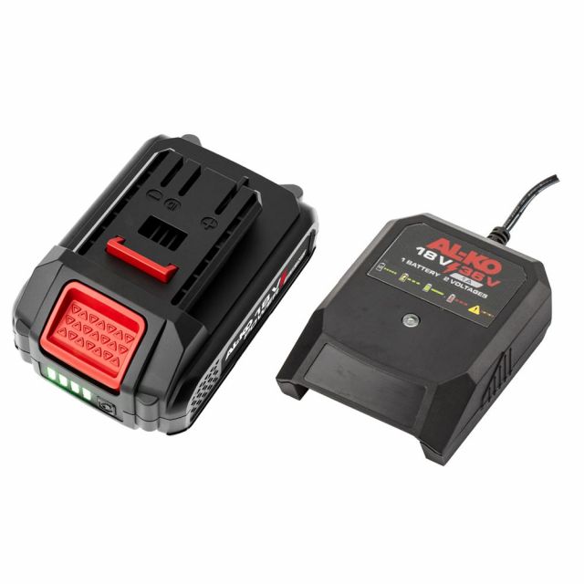 AL-KO 18V B50.06 Li 2.5Ah Battery & C40.6 Li Battery Charger Power Starter Set