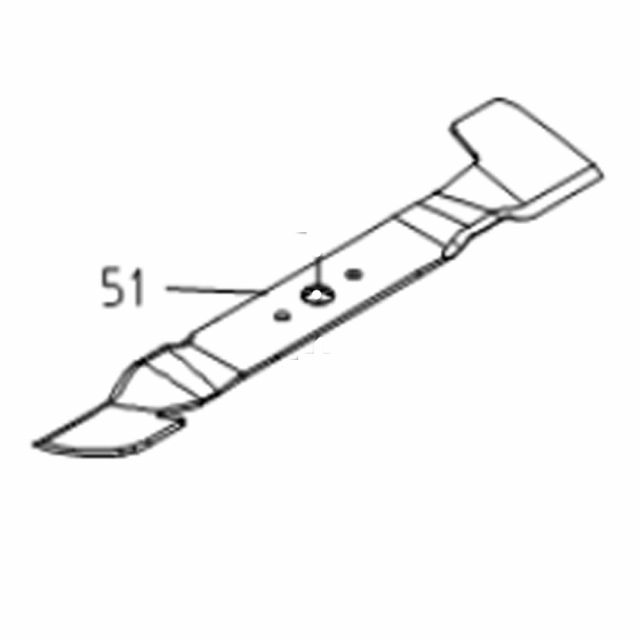Cobra CO20070818 Left-hand Blade for LT92HRL Lawn Tractor