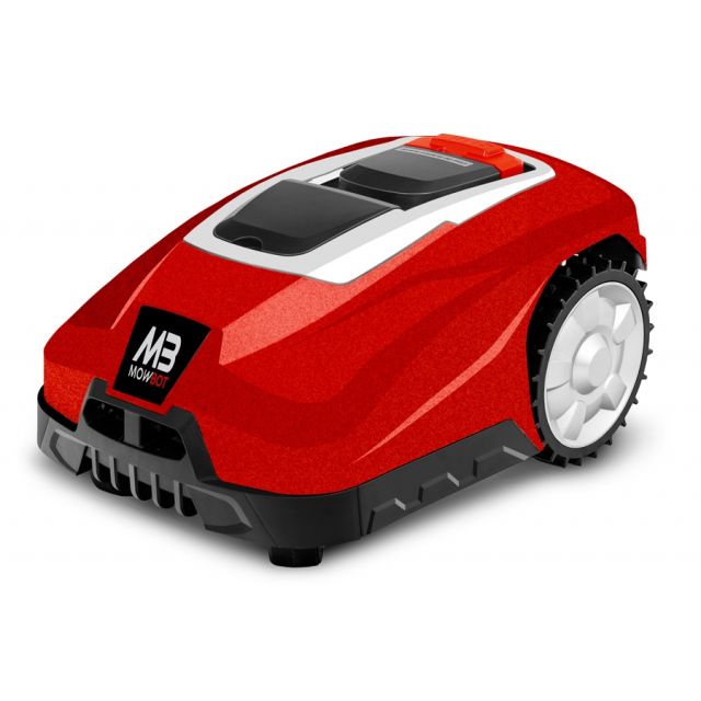 Cobra Mowbot 1200 Robotic Lawn Mower - Metallic Red