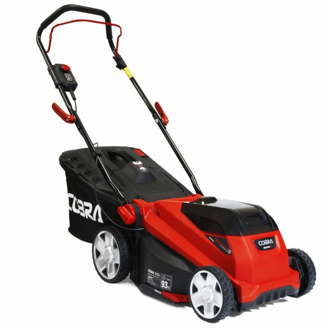 Cobra MX3440VX 34cm 40V MAX+ Lithium-Ion Push Cordless Lawn Mower (with 2.5Ah Battery & Charger)