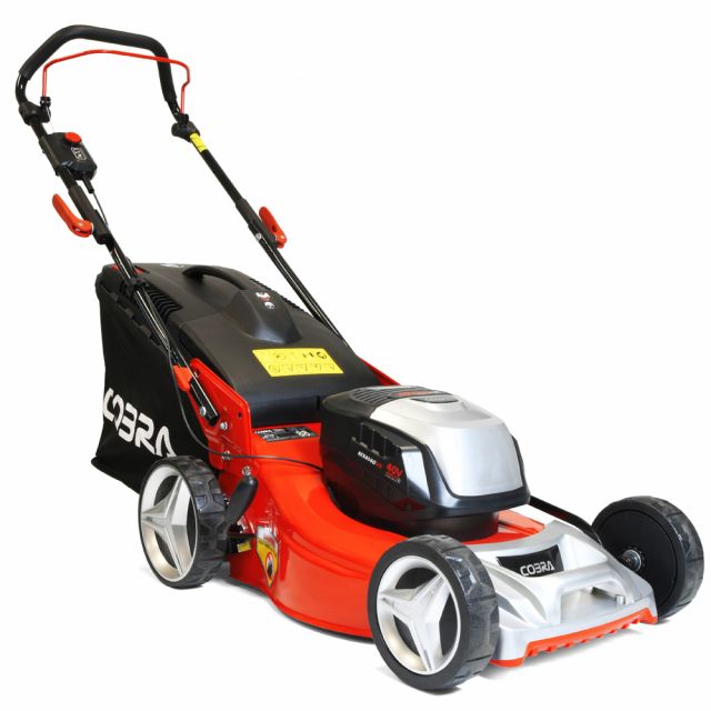 Cobra MX4140VX 41cm 40V MAX+ Lithium-Ion Push Cordless Lawn Mower (with 4Ah Battery & Charger)