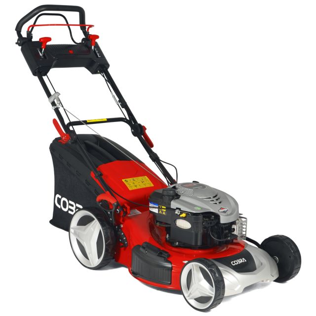 Cobra MX514SPB Premium 4-in-1 4-Speed Self-Propelled Petrol Lawn Mower