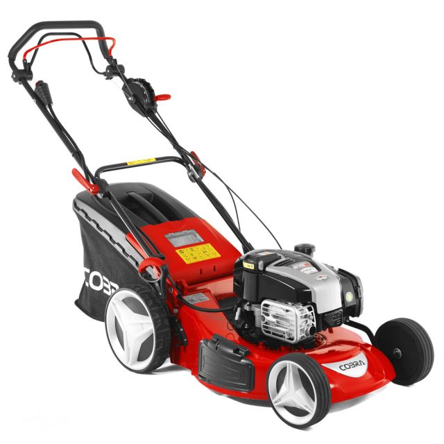 Cobra MX515SPBI Premium 4-in-1 5-Speed Self-Propelled Petrol Lawn Mower (Electric Start)