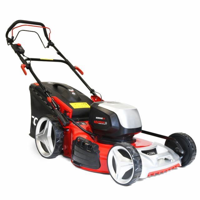 Cobra MX51S40VX 40V MAX+ 3-in-1 Self-Propelled Cordless Lawn Mower (with 2 x 40V 4Ah Batteries & Standard Charger)